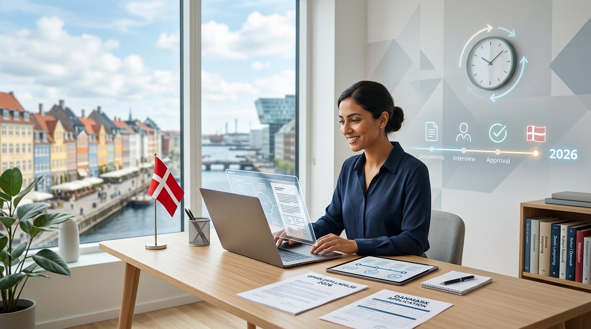 Hvor lang tid tager det at få opholdstilladelse i Danmark i 2026?