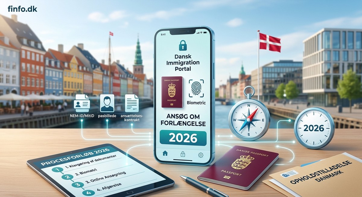 Sådan forlænger du din opholdstilladelse i Danmark i 2026