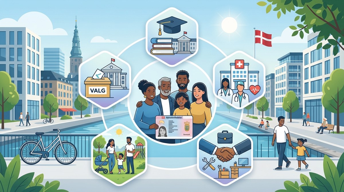 5 fordele ved at have en opholdstilladelse i Danmark du måske ikke kender