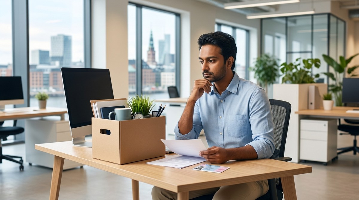 Hvad sker der, hvis du mister dit job, mens du har opholdstilladelse?